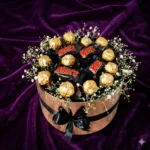 starry night golden & mars chocolate hatbox