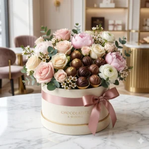 Chocolate Flower Bouquet & Box