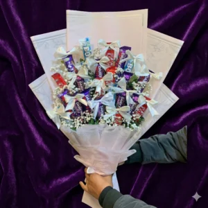 midnight magic snickers & kitkat crown bouquet (copy)