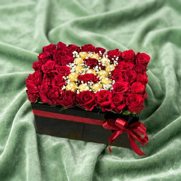 noir star dusted crimson rose hatbox (copy)