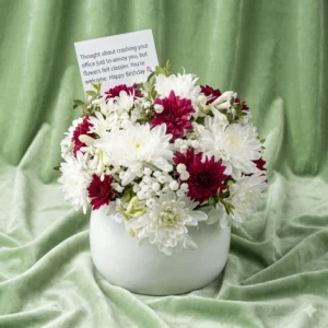 carrara marble golden butterfly rose hatbox (copy)