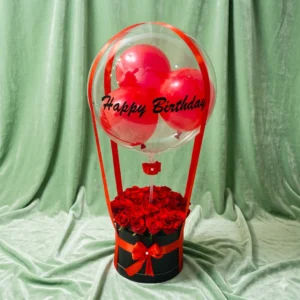 whimsical ivory blossom hot air balloon box (copy)