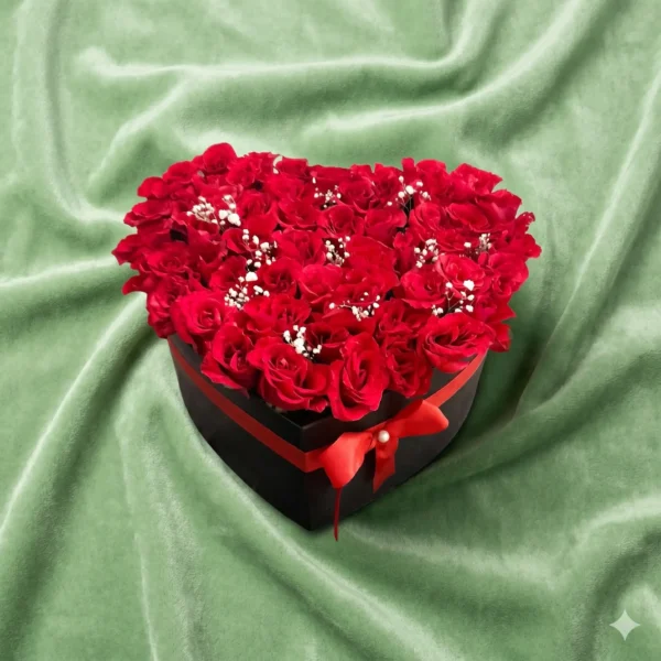 sapphire & snow hot air balloon rose box (copy)