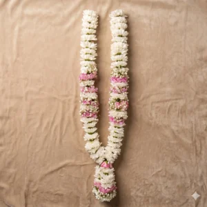 blush orchid & pearled ivory bridal flower jewellery set (copy)