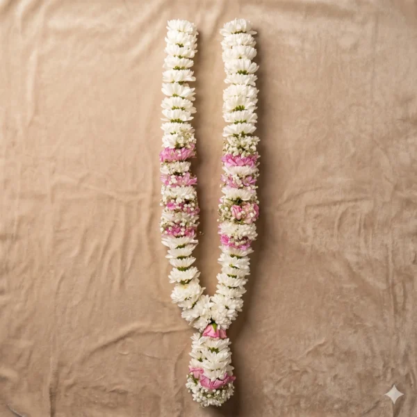 blush orchid & pearled ivory bridal flower jewellery set (copy)