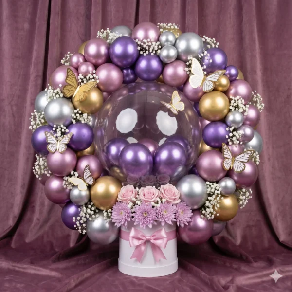 imperial mauve & metallic crescent grand floral suite (copy)