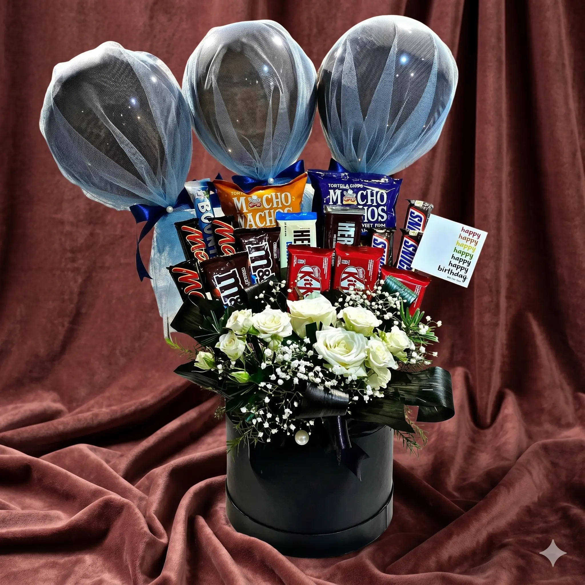 premium eid mubarak chocolate & balloon gift hamper (copy)