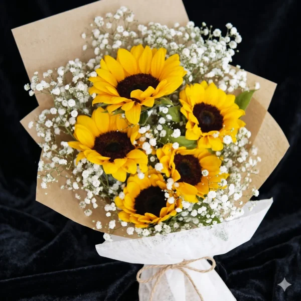 sunflower boquet (14)
