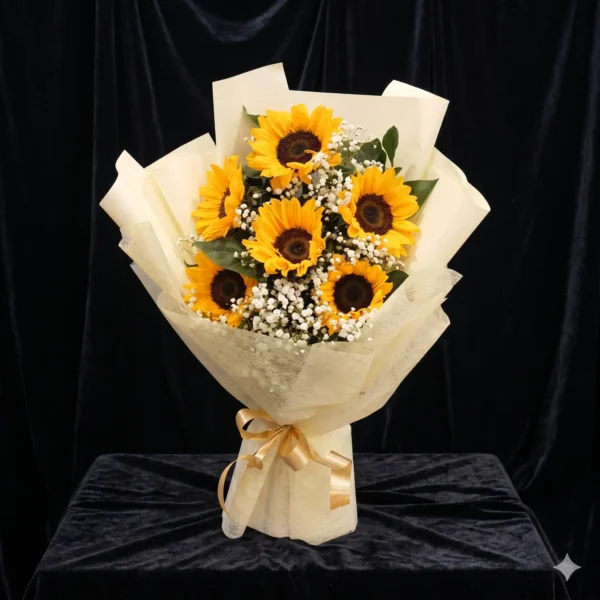 sunflower boquet (17)